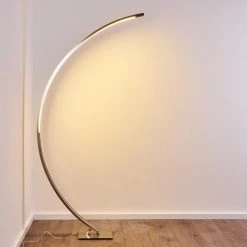 Hofstein Ruswil Bogenlampe LED Nickel-Matt, 1-flammig -LED Leuchten Verkäufe 2022 ruswil bogenlampe h3295663 do1 21