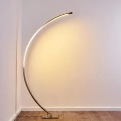 Hofstein Ruswil Bogenlampe LED Nickel-Matt, 1-flammig -LED Leuchten Verkäufe 2022 ruswil bogenlampe h3295663 do1 4