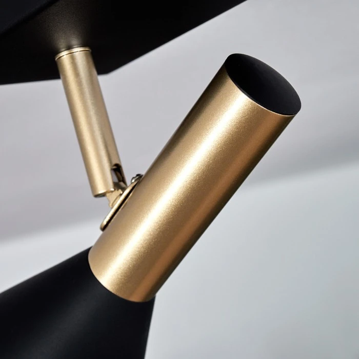 Hofstein Saboria Deckenleuchte LED Schwarz, 2-flammig 15 Hofstein Saboria Deckenleuchte LED Schwarz, 2-flammig – Bild 15