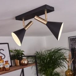 Hofstein Saboria Deckenleuchte LED Schwarz, 2-flammig 23 Hofstein Saboria Deckenleuchte LED Schwarz, 2-flammig -LED Leuchten Verkäufe 2022 saboria deckenleuchte h3442814 8