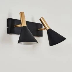 Hofstein Saboria Wandleuchte LED Schwarz, 2-flammig -LED Leuchten Verkäufe 2022 saboria wandleuchte h3537558 7