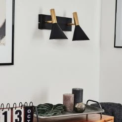 Hofstein Saboria Wandleuchte LED Schwarz, 2-flammig -LED Leuchten Verkäufe 2022 saboria wandleuchte h3537558 9