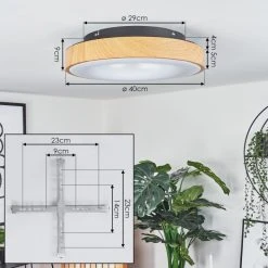 Hofstein Sachseln Deckenleuchte LED Schwarz, 1-flammig 10 Hofstein Sachseln Deckenleuchte LED Schwarz, 1-flammig -LED Leuchten Verkäufe 2022 sachseln deckenleuchte h3551752 2