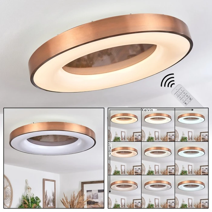 Hofstein Sachseln Deckenleuchte LED Weiß, 1-flammig, Fernbedienung 1 Hofstein Sachseln Deckenleuchte LED Weiß, 1-flammig, Fernbedienung