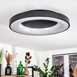 Hofstein Sachseln Deckenleuchte LED Schwarz, 1-flammig, Fernbedienung -LED Leuchten Verkäufe 2022 sachseln deckenleuchte h3562420 9