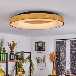 Hofstein Sachseln Deckenleuchte LED Schwarz, 1-flammig, Fernbedienung -LED Leuchten Verkäufe 2022 sachseln deckenleuchte h3562475 6