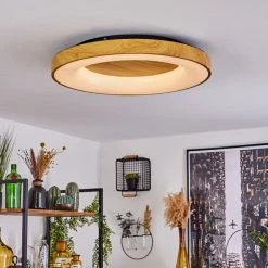 Hofstein Sachseln Deckenleuchte LED Schwarz, 1-flammig, Fernbedienung -LED Leuchten Verkäufe 2022 sachseln deckenleuchte h3562475 8