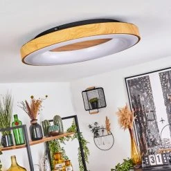 Hofstein Sachseln Deckenleuchte LED Schwarz, 1-flammig, Fernbedienung -LED Leuchten Verkäufe 2022 sachseln deckenleuchte h3562475 9