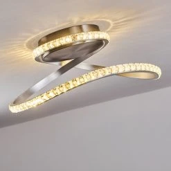 Hofstein Saginaw Deckenleuchte LED Nickel-Matt, 1-flammig, Fernbedienung, Farbwechsler 38 Hofstein Saginaw Deckenleuchte LED Nickel-Matt, 1-flammig, Fernbedienung, Farbwechsler -LED Leuchten Verkäufe 2022 saginaw deckenleuchte h3326671 14