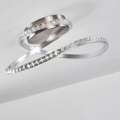 Hofstein Saginaw Deckenleuchte LED Nickel-Matt, 1-flammig, Fernbedienung, Farbwechsler 29 Hofstein Saginaw Deckenleuchte LED Nickel-Matt, 1-flammig, Fernbedienung, Farbwechsler -LED Leuchten Verkäufe 2022 saginaw deckenleuchte h3326671 5