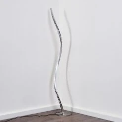 Hofstein Saginaw Stehleuchte LED Nickel-Matt, 1-flammig, Fernbedienung, Farbwechsler -LED Leuchten Verkäufe 2022 saginaw stehleuchte h3311066 10