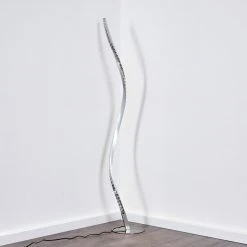 Hofstein Saginaw Stehleuchte LED Nickel-Matt, 1-flammig, Fernbedienung, Farbwechsler -LED Leuchten Verkäufe 2022 saginaw stehleuchte h3311066 20