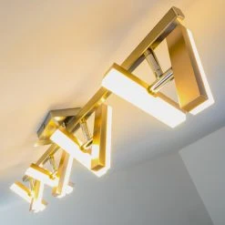 Hofstein Sakami Deckenleuchte LED Nickel-Matt, 8-flammig -LED Leuchten Verkäufe 2022 sakami deckenleuchte h3000540 15