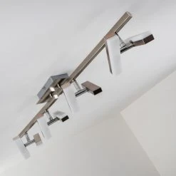 Hofstein Sakami Deckenleuchte LED Nickel-Matt, 8-flammig -LED Leuchten Verkäufe 2022 sakami deckenleuchte h3000540 18