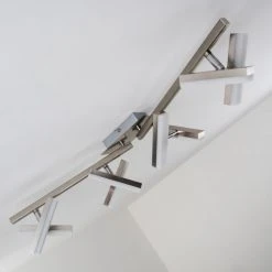 Hofstein Sakami Deckenleuchte LED Nickel-Matt, 8-flammig -LED Leuchten Verkäufe 2022 sakami deckenleuchte h3000540 20