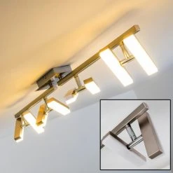 Hofstein Sakami Deckenleuchte LED Nickel-Matt, 8-flammig -LED Leuchten Verkäufe 2022 sakami deckenleuchte h3000540 21