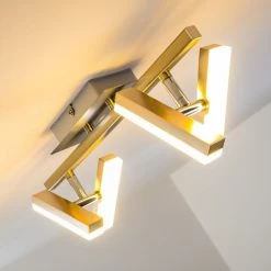 Hofstein Sakami Deckenleuchte LED Nickel-Matt, 4-flammig -LED Leuchten Verkäufe 2022 sakami deckenleuchte h3000557 11