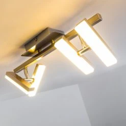 Hofstein Sakami Deckenleuchte LED Nickel-Matt, 4-flammig -LED Leuchten Verkäufe 2022 sakami deckenleuchte h3000557 7