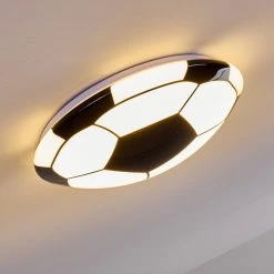 Hofstein Sakka Deckenleuchte LED Schwarz, Wei&szlig;, 1-flammig -LED Leuchten Verkäufe 2022 sakka deckenleuchte h3308271 13