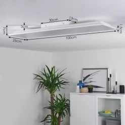 Hofstein Salamo LED Panel Weiß, 1-flammig, Fernbedienung -LED Leuchten Verkäufe 2022 salamo led panel h3383889 10