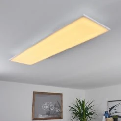 Hofstein Salamo LED Panel Weiß, 1-flammig, Fernbedienung -LED Leuchten Verkäufe 2022 salamo led panel h3383889 4