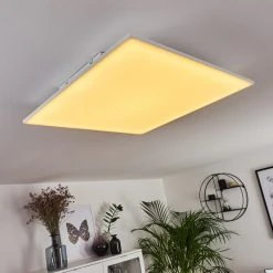 Hofstein Salamo LED Panel Weiß, 1-flammig, Fernbedienung -LED Leuchten Verkäufe 2022 salamo led panel h3392416 11