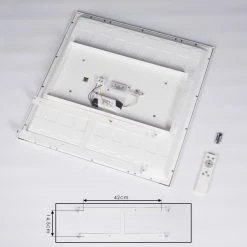 Hofstein Salamo LED Panel Weiß, 1-flammig, Fernbedienung -LED Leuchten Verkäufe 2022 salamo led panel h3392416 4