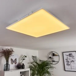 Hofstein Salamo LED Panel Weiß, 1-flammig, Fernbedienung -LED Leuchten Verkäufe 2022 salamo led panel h3392416 8