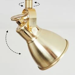 Hofstein Salinas Deckenleuchte LED Messing, 4-flammig -LED Leuchten Verkäufe 2022 salinas deckenleuchte h3651698 5