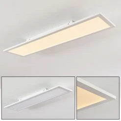 Hofstein Salmi Deckenleuchte LED Weiß, 1-flammig