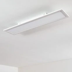 Hofstein Salmi Deckenleuchte LED Weiß, 1-flammig, Fernbedienung -LED Leuchten Verkäufe 2022 salmi deckenleuchte h3315255 19