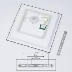 Hofstein Salmi Deckenleuchte LED Schwarz, Weiß, 1-flammig -LED Leuchten Verkäufe 2022 salmi deckenleuchte h3393635 4