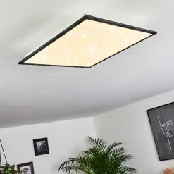 Hofstein Salmi Deckenleuchte LED Schwarz, Wei&szlig;, 1-flammig -LED Leuchten Verkäufe 2022 salmi deckenleuchte h3393659 8