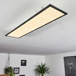Hofstein Salmi Deckenleuchte LED Schwarz, Weiß, 1-flammig -LED Leuchten Verkäufe 2022 salmi deckenleuchte h3393895 6