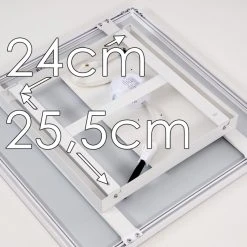 Hofstein Salmi Deckenpanel LED Wei&szlig;, 1-flammig, Fernbedienung -LED Leuchten Verkäufe 2022 salmi deckenpanel h3309742 17