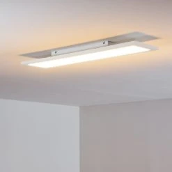 Hofstein Salmi Deckenpanel LED Weiß, 1-flammig, Fernbedienung 33 Hofstein Salmi Deckenpanel LED Weiß, 1-flammig, Fernbedienung -LED Leuchten Verkäufe 2022 salmi deckenpanel h3309803 14