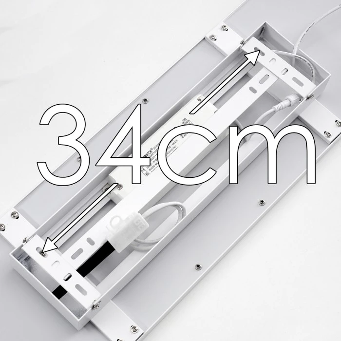 Hofstein Salmi Deckenpanel LED Weiß, 1-flammig, Fernbedienung 19 Hofstein Salmi Deckenpanel LED Weiß, 1-flammig, Fernbedienung – Bild 19