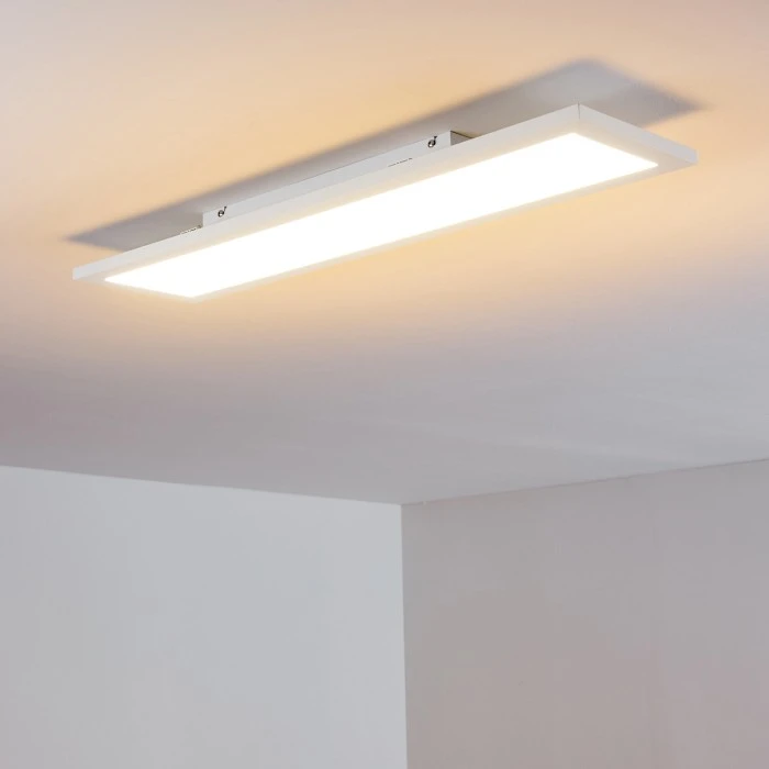 Hofstein Salmi Deckenpanel LED Weiß, 1-flammig, Fernbedienung 3 Hofstein Salmi Deckenpanel LED Weiß, 1-flammig, Fernbedienung – Bild 3