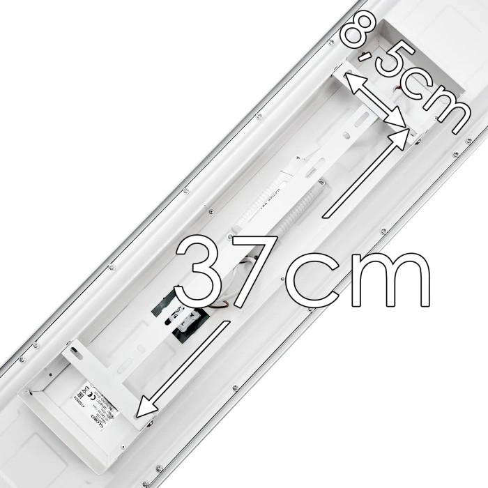 Hofstein Salmi Deckenpanel LED Weiß, 1-flammig 14 Hofstein Salmi Deckenpanel LED Weiß, 1-flammig – Bild 14