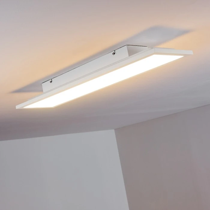 Hofstein Salmi Deckenpanel LED Weiß, 1-flammig 6 Hofstein Salmi Deckenpanel LED Weiß, 1-flammig – Bild 6