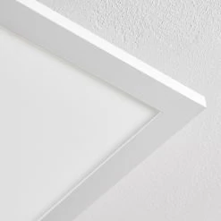 Hofstein Salmi Deckenpanel LED Aluminium, Weiß, 1-flammig, Fernbedienung -LED Leuchten Verkäufe 2022 salmi deckenpanel h3311974 12