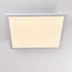 Hofstein Salmi Deckenpanel LED Aluminium, Weiß, 1-flammig, Fernbedienung -LED Leuchten Verkäufe 2022 salmi deckenpanel h3311974 17