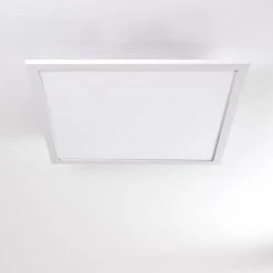 Hofstein Salmi Deckenpanel LED Aluminium, Weiß, 1-flammig, Fernbedienung -LED Leuchten Verkäufe 2022 salmi deckenpanel h3311974 3
