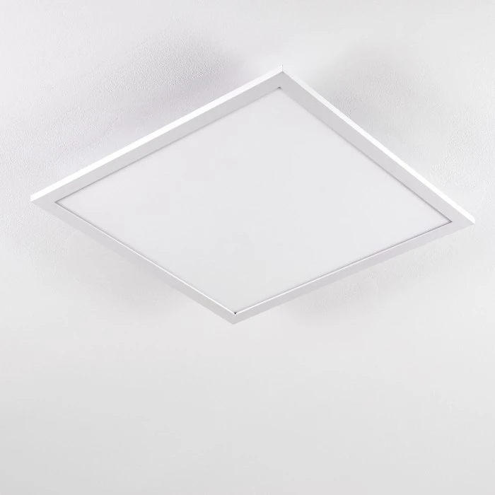 Hofstein Salmi Deckenpanel LED Aluminium, Weiß, 1-flammig, Fernbedienung 8 Hofstein Salmi Deckenpanel LED Aluminium, Weiß, 1-flammig, Fernbedienung – Bild 8