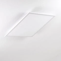 Hofstein Salmi Deckenpanel LED Aluminium, Weiß, 1-flammig, Fernbedienung -LED Leuchten Verkäufe 2022 salmi deckenpanel h3312018 14