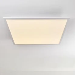 Hofstein Salmi Deckenpanel LED Aluminium, Weiß, 1-flammig, Fernbedienung -LED Leuchten Verkäufe 2022 salmi deckenpanel h3312018 17