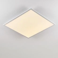 Hofstein Salmi Deckenpanel LED Aluminium, Weiß, 1-flammig, Fernbedienung -LED Leuchten Verkäufe 2022 salmi deckenpanel h3312018 9