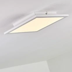 Hofstein Salmi Deckenpanel LED Aluminium, Wei&szlig;, 1-flammig -LED Leuchten Verkäufe 2022 salmi deckenpanel h3313169 11