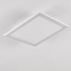Hofstein Salmi Deckenpanel LED Aluminium, Wei&szlig;, 1-flammig -LED Leuchten Verkäufe 2022 salmi deckenpanel h3313169 8