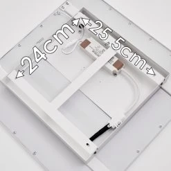 Hofstein Salmi Deckenpanel LED Weiß, 1-flammig -LED Leuchten Verkäufe 2022 salmi deckenpanel h3313183 16